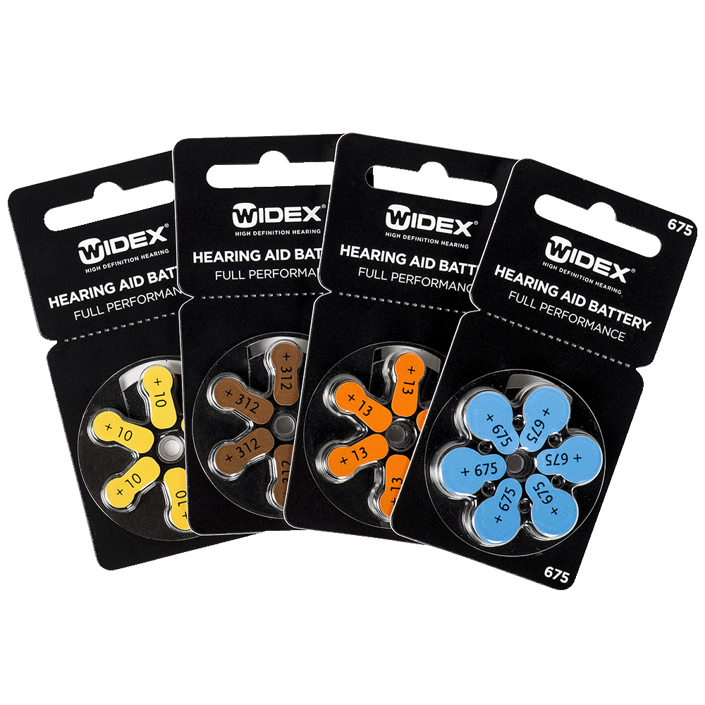 Widex hearing aid batteries